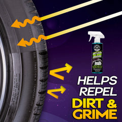 Galactic Black Wet Look Tire Shine Dressing