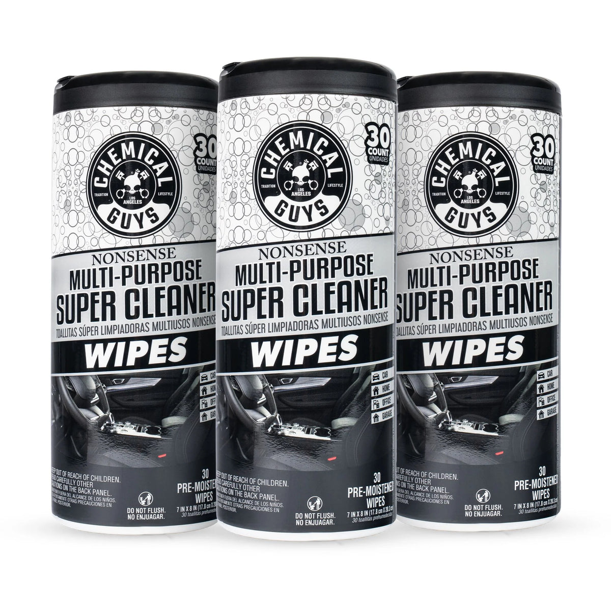 Nonsense Multi-Purpose Super Cleaner Wipes 3-Pack Kit