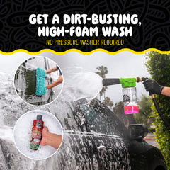All in One Foam Blaster Wash & Wax Ultimate Kit w/Bucket